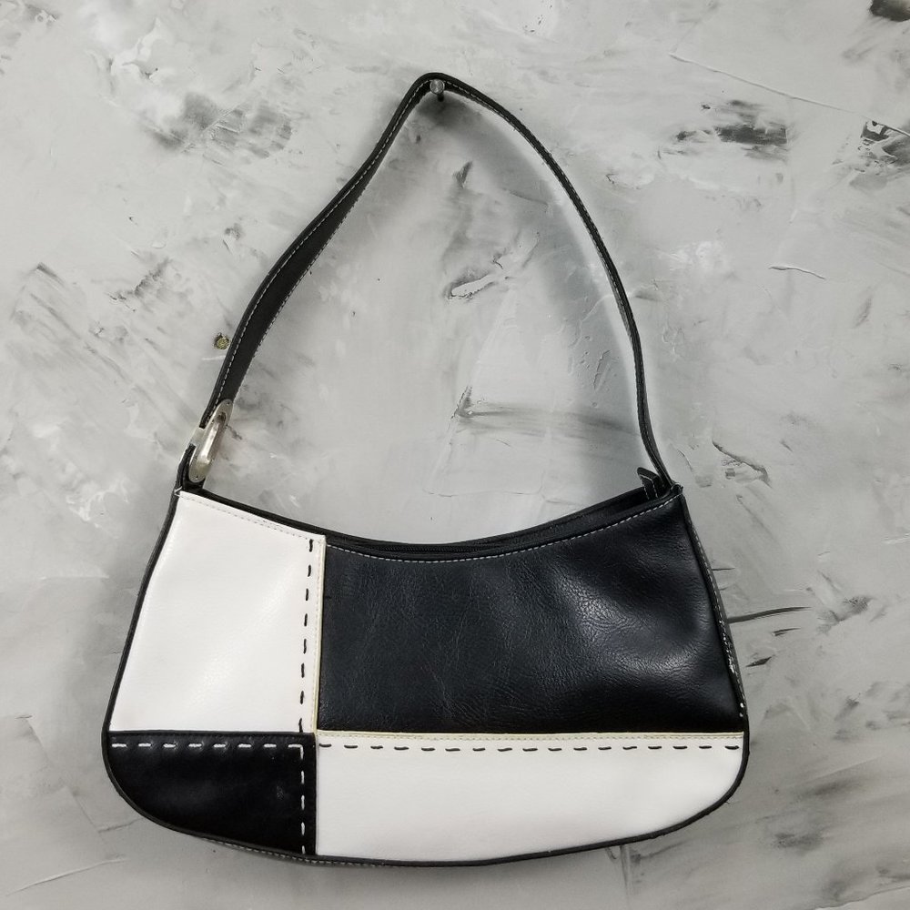 Statement Piece Black & White Satchel/ Purse/ Bag